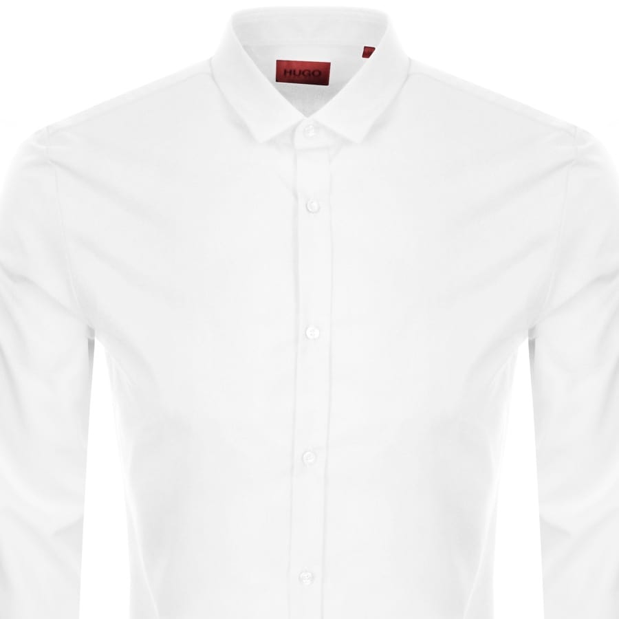 Alternative Image for ProductHUGO Long Sleeved Ero3 Logo Shirt White2